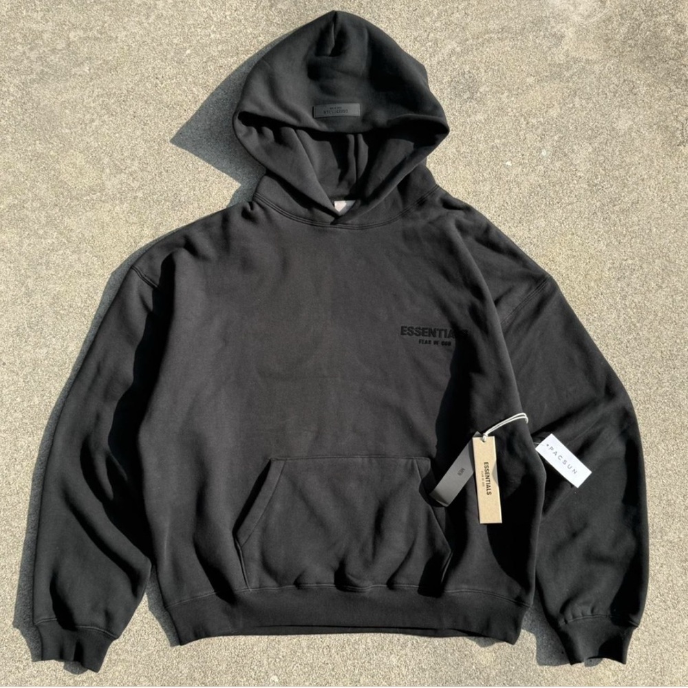 PacSun Essentials Black Hoodie - Picture 2 of 6